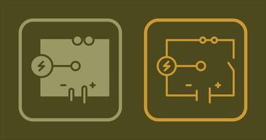 icono de circuito eléctrico vector