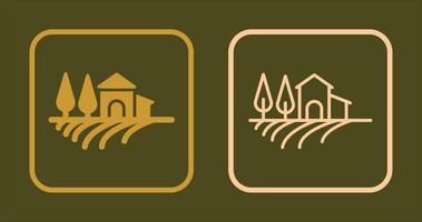 Farm House Icon vector