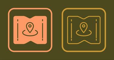 Map and Location Icon vector