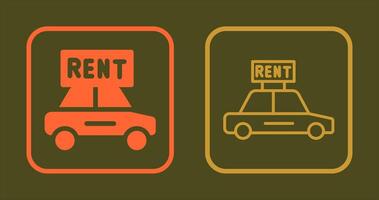 Rent a Car Icon vector