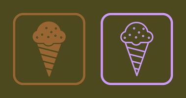 icono de helado vector