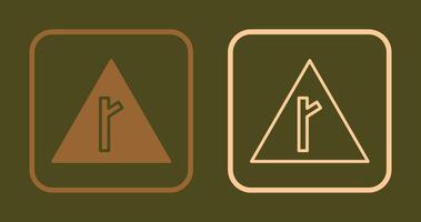 Road Sign Icon vector