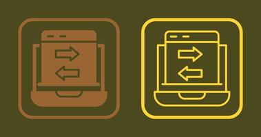 Data Transfer Icon vector