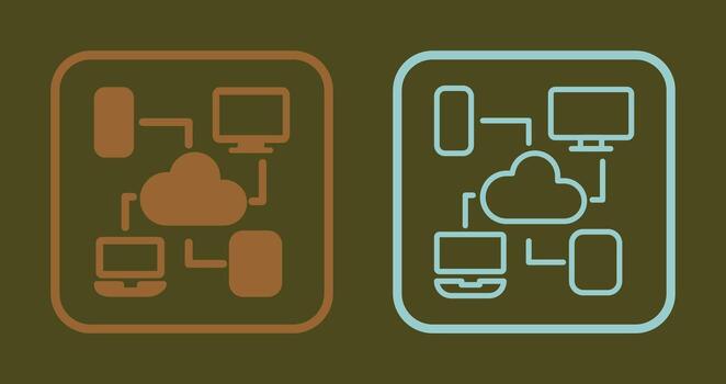 Cloud Computing Icon vector