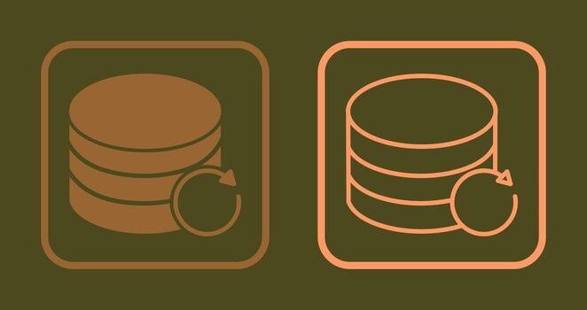 Backup File Icon vector