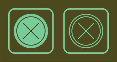 Do Not Cross Icon vector