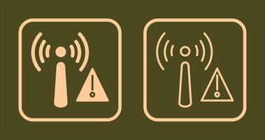 Non Ionizing Radiation Icon vector