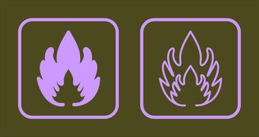 Flammable Material Icon vector