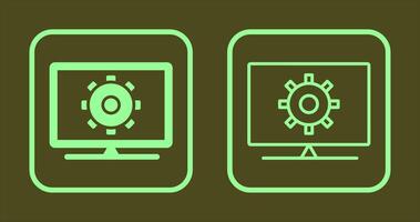 Computer Settings Icon vector