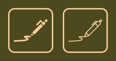 Draw Curve Icon vector