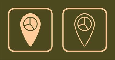 Location Statistics Icon vector