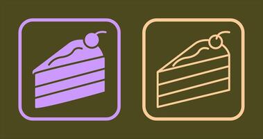 Cake Slice Icon vector