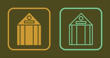 Museum Building Icon vector