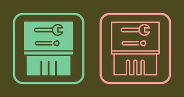 Tools Exhibit Icon vector