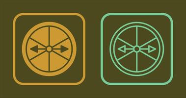 Roulette with Arrow Icon vector