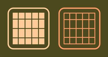 Table of Rates Icon vector