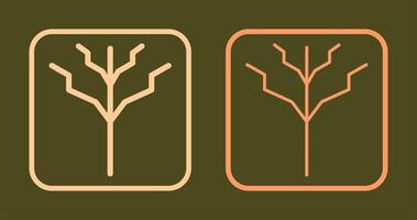 Tree with no leaves Icon vector