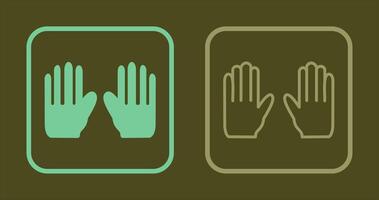 Gardening Gloves Icon vector