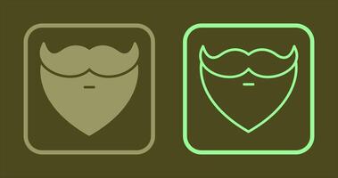 barba y Bigote yo icono vector