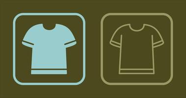 T Shirt with Lines Icon vector