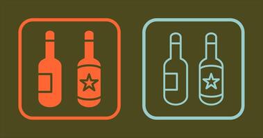 Beer Bottles Icon vector