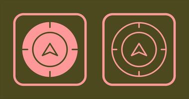 Directional Compass Icon vector