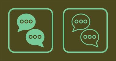 Chat Conversation Icon vector