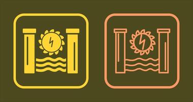 Hydro Power Icon vector