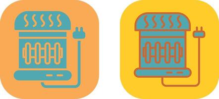 Electric Heater Icon vector