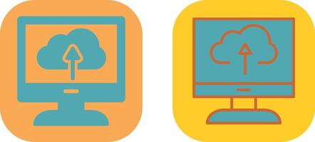Cloud Backup Icon vector