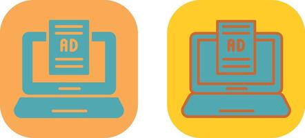 Internet Ads Icon vector