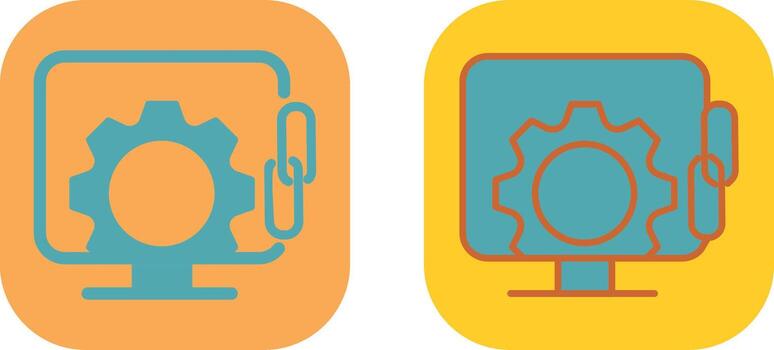 Link Optimization Icon vector