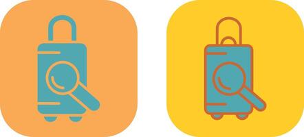 Find Luggage Icon vector
