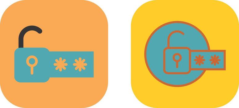 contraseña bloquear icono vector