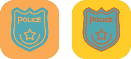 Police Badge Icon vector