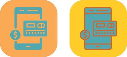 Mobile Banking Icon vector