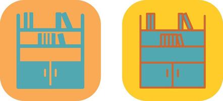 Book Shelf Icon vector