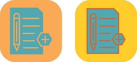 Medical Documents Icon vector