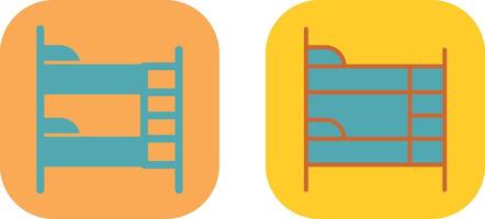 Bunk bed Icon vector