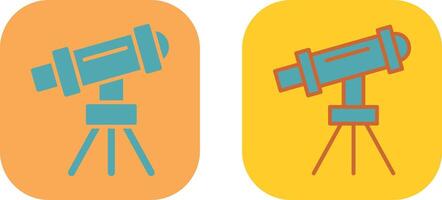 Telescope on Stand Icon vector