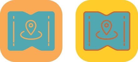 Map and Location Icon vector