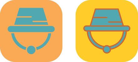 Camping Hat Icon vector