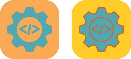 Coding Gear Icon vector