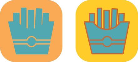 French Fries Icon vector