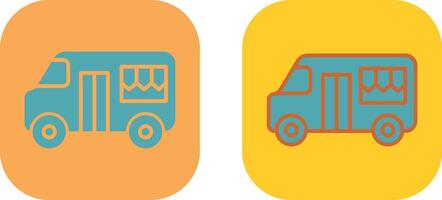 Fast Food Truck Icon vector