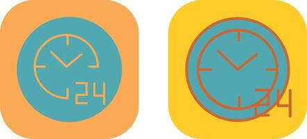 24 hours Icon vector