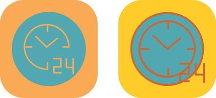 24 hours Icon vector