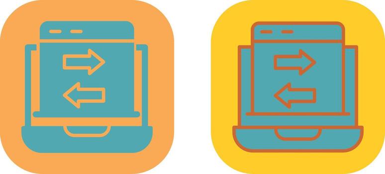 Data Transfer Icon vector