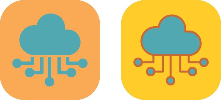 Cloud Computing Icon vector