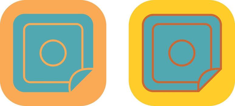 Nicotine Patch Icon vector